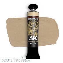 AK Interactive AKG04 - EARTH (DRY) - AK GOUACHE 20 ml.