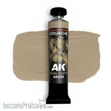 AK Interactive AKG05 - DARK EARTH - AK GOUACHE 20 ml.