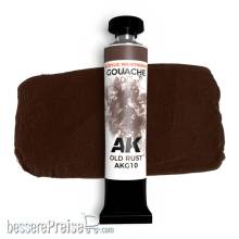 AK Interactive AKG10 - OLD RUST - AK GOUACHE 20 ml.