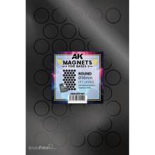 AK Interactive AKMAGNET008 - ROUND/REDONDO 30 Ø - 41 unid