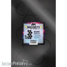 AK Interactive AKMAGNET012 - ROUND/REDONDO 60 Ø - 10 unid