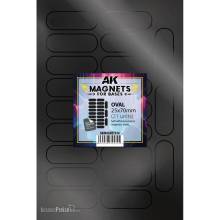 AK Interactive AKMAGNET016 - OVAL 25 X 70 - 21 unid
