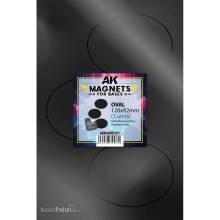 AK Interactive AKMAGNET021 - OVAL 120 X 92 - 3 unid