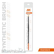 AK Interactive AKB008 - AK SYNTHETIC BRUSH - ROUND 1