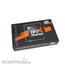AK Interactive AKB103 - DRY BRUSHES SET