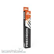 AK Interactive AKB105 - PRECISION BRUSHES SET (4 brushes)