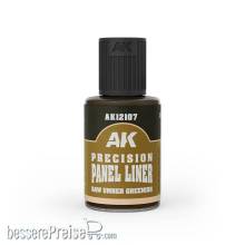 AK Interactive AK12107 - PRECISION PANELINER - RAW UMBER GREENISH 30ml