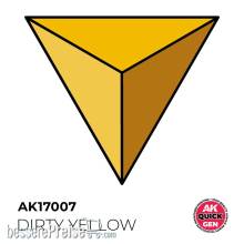 AK Interactive AK17007 - DIRTY YELLOW 18 ml - QUICK GEN