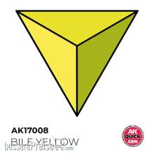 AK Interactive AK17008 - BILE YELLOW 18 ml - QUICK GEN