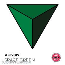 AK Interactive AK17017 - SPACE GREEN 18 ml - QUICK GEN
