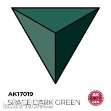 AK Interactive AK17019 - SPACE DARK GREEN 18 ml - QUICK GEN