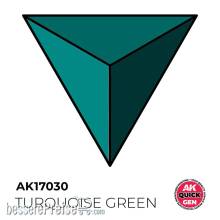 AK Interactive AK17030 - TURQUOISE GREEN 18 ml - QUICK GEN