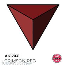 AK Interactive AK17031 - CRIMSON RED 18 ml - QUICK GEN