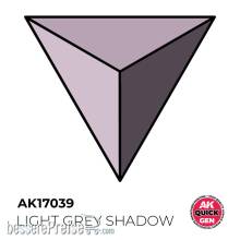 AK Interactive AK17039 - LIGHT GREY SHADOW 18 ml - QUICK GEN