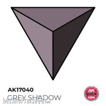 AK Interactive AK17040 - GREY SHADOW 18 ml - QUICK GEN