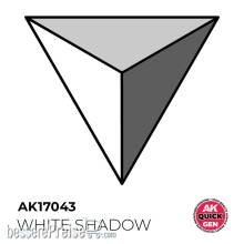AK Interactive AK17043 - WHITE SHADOW 18 ml - QUICK GEN