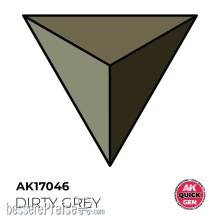 AK Interactive AK17046 - DIRTY GREY 18 ml - QUICK GEN