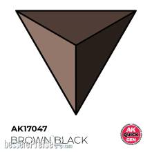 AK Interactive AK17047 - BROWN BLACK 18 ml - QUICK GEN