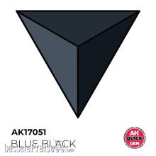 AK Interactive AK17051 - BLUE BLACK 18 ml - QUICK GEN