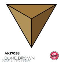 AK Interactive AK17058 - BONE BROWN 18 ml - QUICK GEN