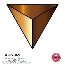 AK Interactive AK17069 - BRONZE 18 ml - QUICK GEN