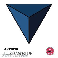 AK Interactive AK17078 - RUSSIAN BLUE 18 ml - QUICK GEN
