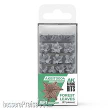 AK Interactive AKBIT0004 - FOREST LEAVES - BASING BITS 35 pieces