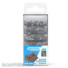 AK Interactive AKBIT0014 - BONES REMAINS - BASING BITS 12 pieces