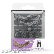 AK Interactive AKBIT0016 - JUMP-PACK TRAIL FX - BASING BITS 6 pieces