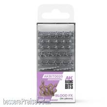 AK Interactive AKBIT0020 - BLOOD FX - BASING BITS 54 pieces