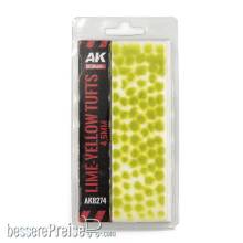 AK Interactive AK8274 - LIME-YELLOW TUFTS 4,5MM