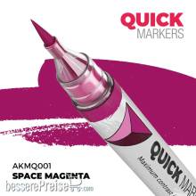 AK Interactive AKMQ001 - SPACE MAGENTA - QUICK MARKER (Box 6 units)
