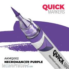 AK Interactive AKMQ002 - NECROMANCER PURPLE - QUICK MARKER (Box 6 units)