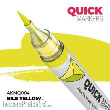 AK Interactive AKMQ004 - BILE YELLOW - QUICK MARKER (Box 6 units)