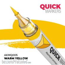 AK Interactive AKMQ005 - WARM YELLOW - QUICK MARKER (Box 6 units)