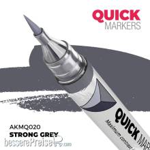 AK Interactive AKMQ020 - STRONG GREY - QUICK MARKER (Box 6 units)