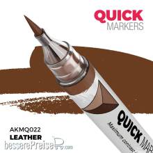 AK Interactive AKMQ022 - LEATHER - QUICK MARKER (Box 6 units)