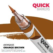 AK Interactive AKMQ023 - ORANGE BROWN - QUICK MARKER (Box 6 units)