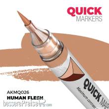 AK Interactive AKMQ026 - HUMAN FLESH - QUICK MARKER (Box 6 units)