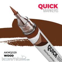 AK Interactive AKMQ029 - WOOD - QUICK MARKER (Box 6 units)