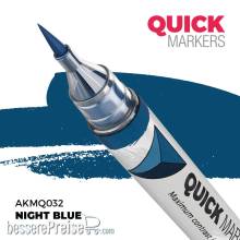 AK Interactive AKMQ032 - NIGHT BLUE - QUICK MARKER (Box 6 units)