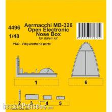 CMK 129-4496 - Aermacchi MB-326 Open Electronic Nose Box for Italeri kits