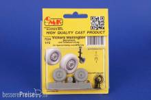 CMK 129-7524 - Vickers Wellington Mainwheels and Tailwheel w/Leg for Special Hobby