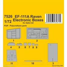 CMK 129-7526 - F-111A Open Electronics Boxes for Italeri