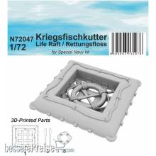 CMK 129-N72047 - Kriegsfischkutter Life Raft / Rettungsfloss