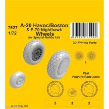 CMK 129-7527 - A-20 Havoc/Boston/ P-70 Nighthawk Wheels for Special Hobby