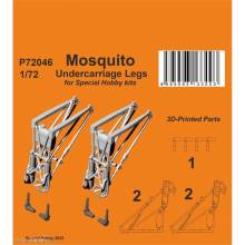 CMK 129-P72046 - Mosquito Undercarriage Legs for Special Hobby