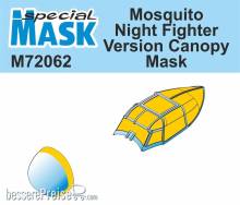 Special Hobby 100-M72062 - Mosquito NF Version Canopy Mask