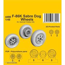 CMK 129-4498 - F-86K Sabre Dog Wheels