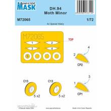 Special Hobby 100-M72065 - DH.94 Moth Minor MASK